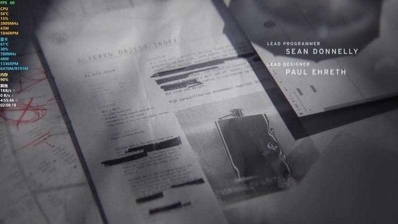 四核+8G内存的渣渣配置+影驰RTX3070Ti黑将OC 就能畅玩4K光追《控制》游戏大作