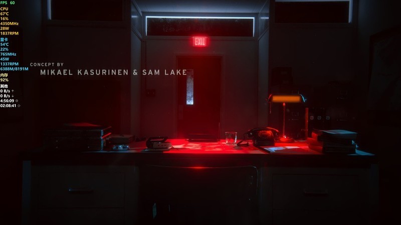 四核+8G内存的渣渣配置+影驰RTX3070Ti黑将OC 就能畅玩4K光追《控制》游戏大作