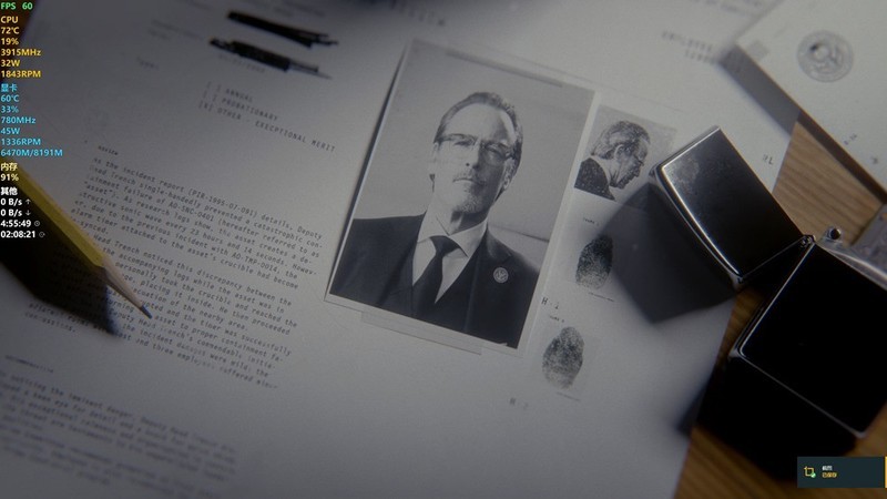 四核+8G内存的渣渣配置+影驰RTX3070Ti黑将OC 就能畅玩4K光追《控制》游戏大作