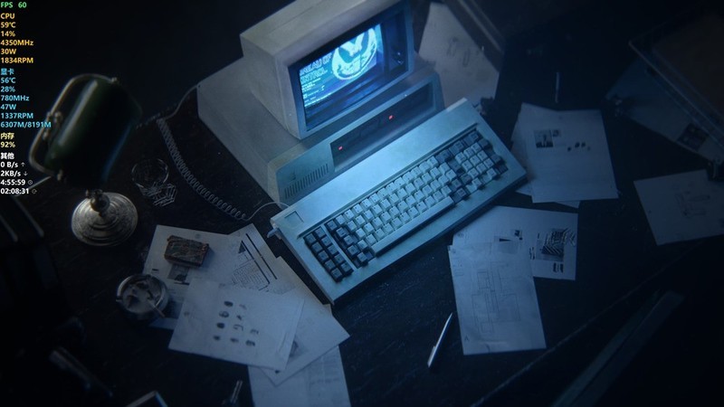 四核+8G内存的渣渣配置+影驰RTX3070Ti黑将OC 就能畅玩4K光追《控制》游戏大作