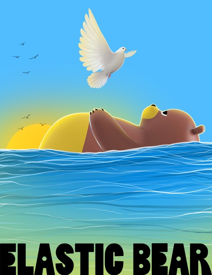 杰森白作品：弹力熊，你拽还是孤独？