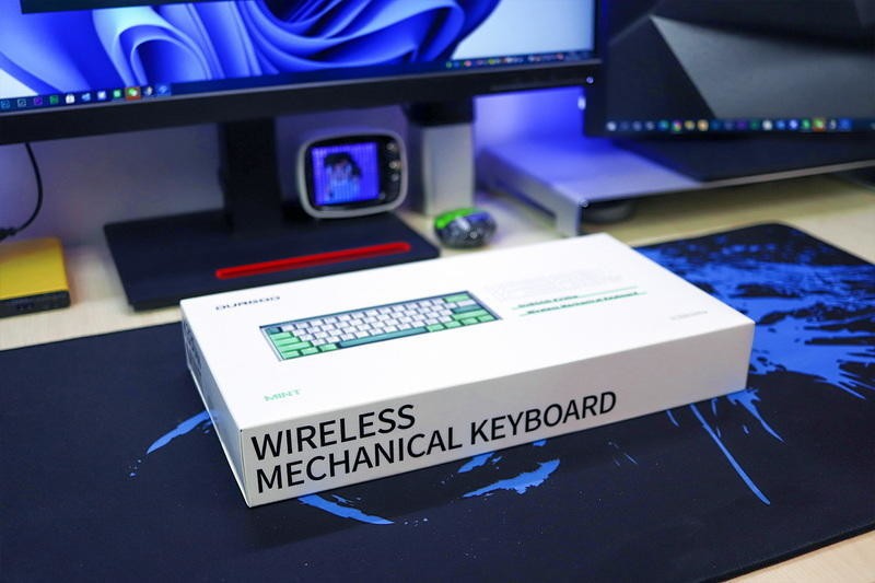 桌面薄荷，便携随心，杜伽K330w无线三模机械键盘体验