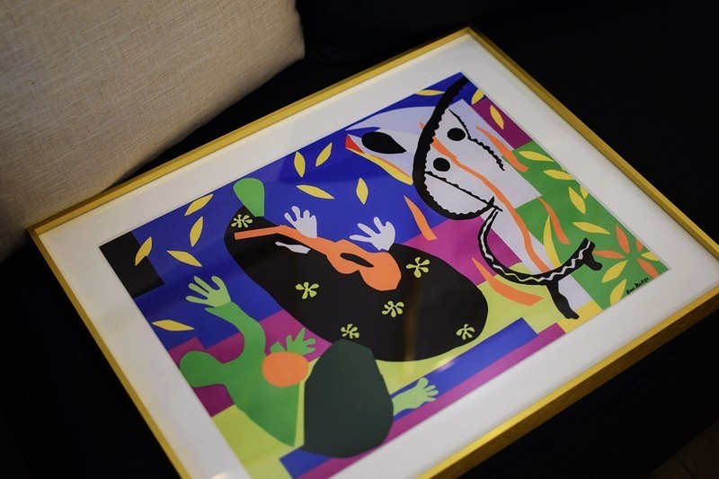 房间装饰画艺术家的礼物马蒂斯名作复刻版画国王的忧伤