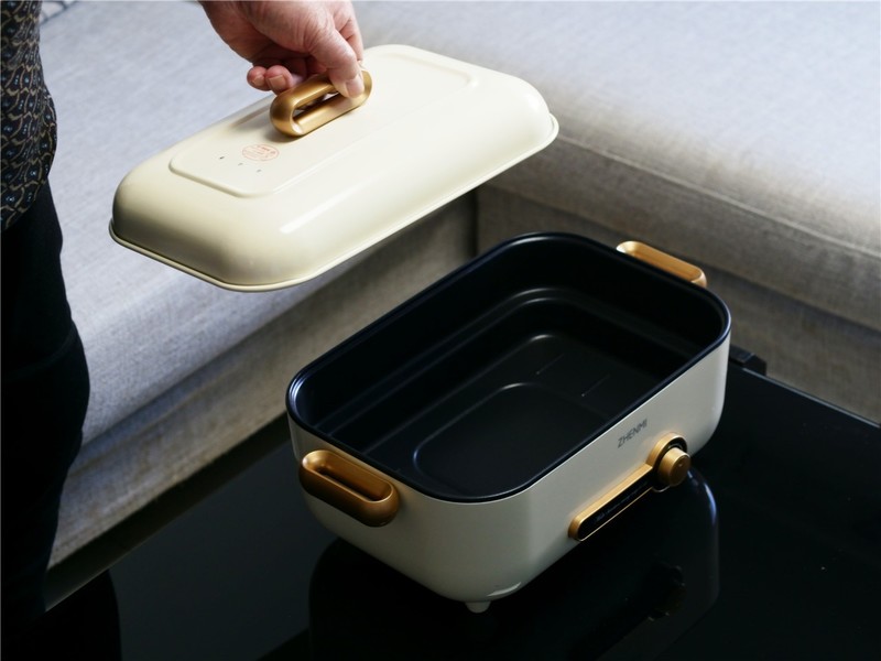 臻米多功能电火锅一机多用烹饪食材健康又快乐