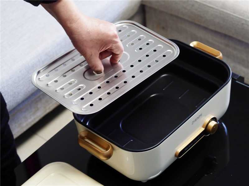 臻米多功能电火锅一机多用烹饪食材健康又快乐