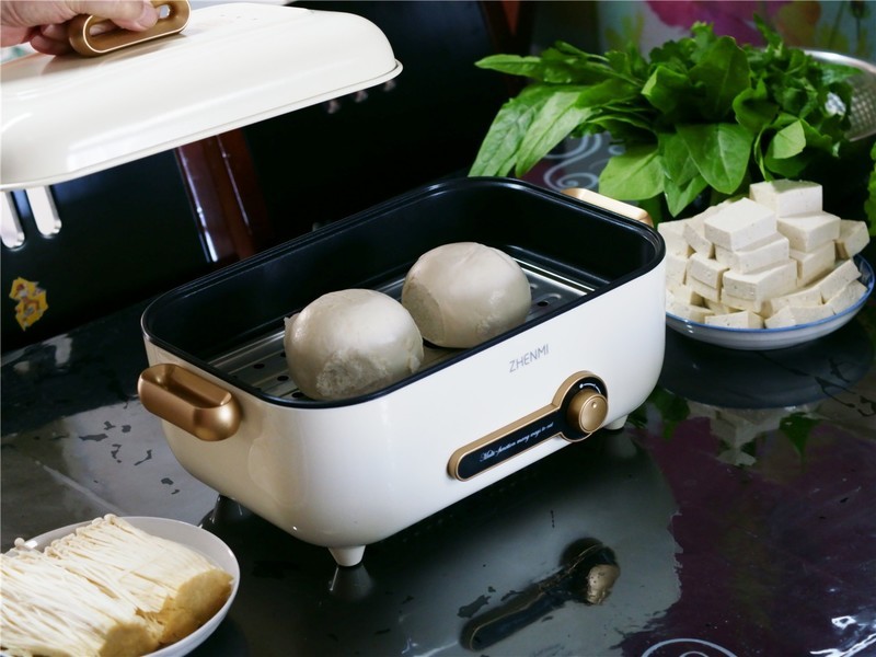 臻米多功能电火锅一机多用烹饪食材健康又快乐