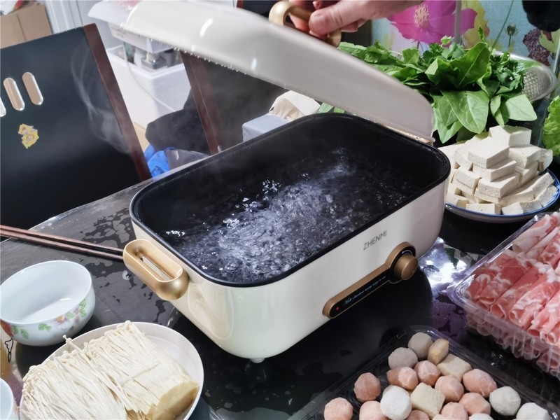 臻米多功能电火锅一机多用烹饪食材健康又快乐