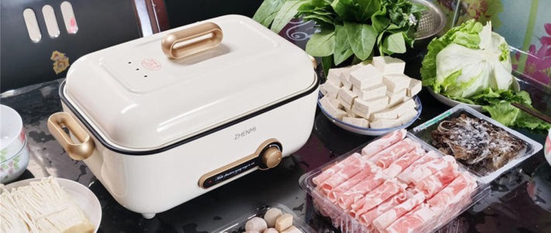 臻米多功能电火锅一机多用烹饪食材健康又快乐