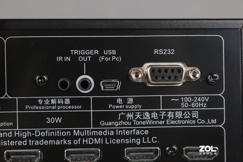 实用智能校正 理想的影院核心——天逸AD-7300HD 4K影K解码前级