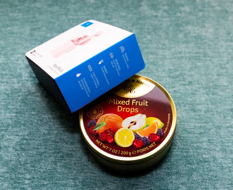 粉色的Haylou Moripods真无线蓝牙耳机，粉色的爱