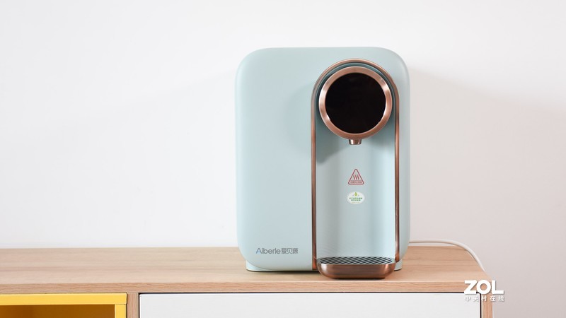 爱贝源桌面净水直饮一体机R3：四重过滤净水 多档水温速热