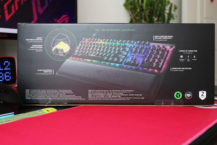 感受与众不同：雷蛇黑寡妇蜘蛛v3无线版机械键盘黄轴体验