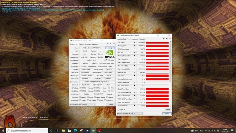 影驰名人堂RTX 3080Ti显卡评测：这才叫顶级非公版