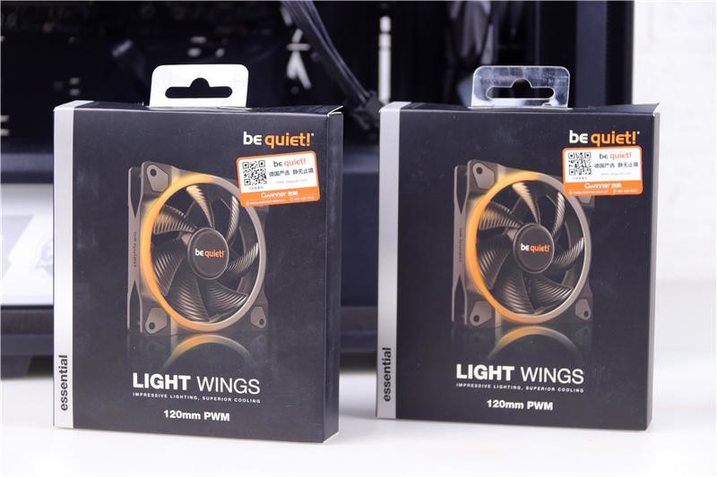 主打静音，双面ARGB灯效，德商必酷Light Wings风扇上机体验