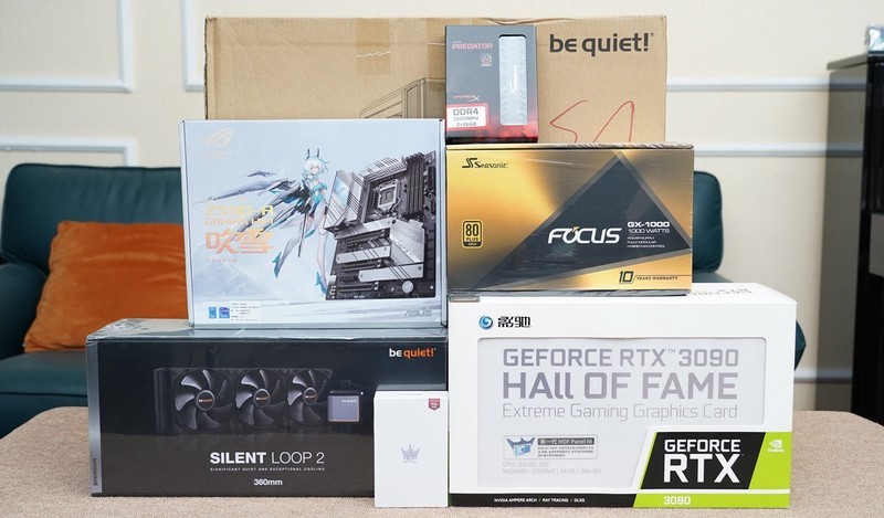 黑白装机秀，i7 11700KF+华硕Z590+RTX3090打造的主机分享