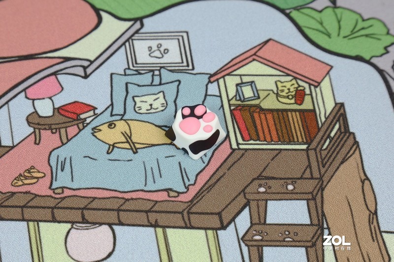 不仅能撸猫，还能够撸胶-ZOMO联名款键帽开箱分享