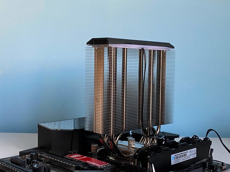 超频5.2GHz用风冷散热器行吗？九州风神AS500Plus实测