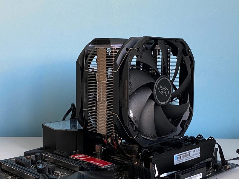 超频5.2GHz用风冷散热器行吗？九州风神AS500Plus实测