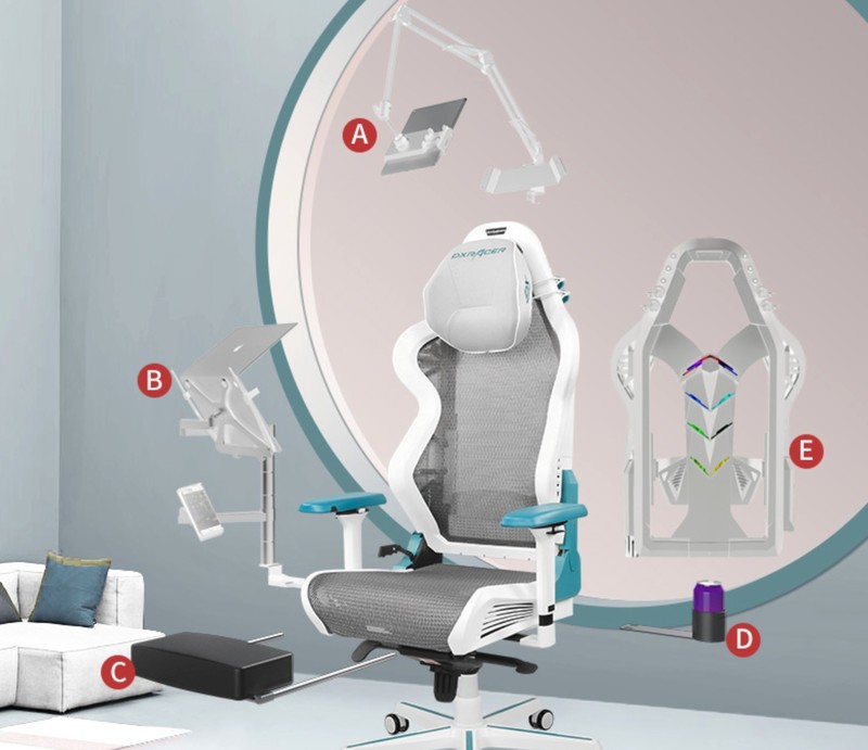 缓解久坐疲劳，从一把迪锐克斯 AIR 人体工学电竞网椅开始