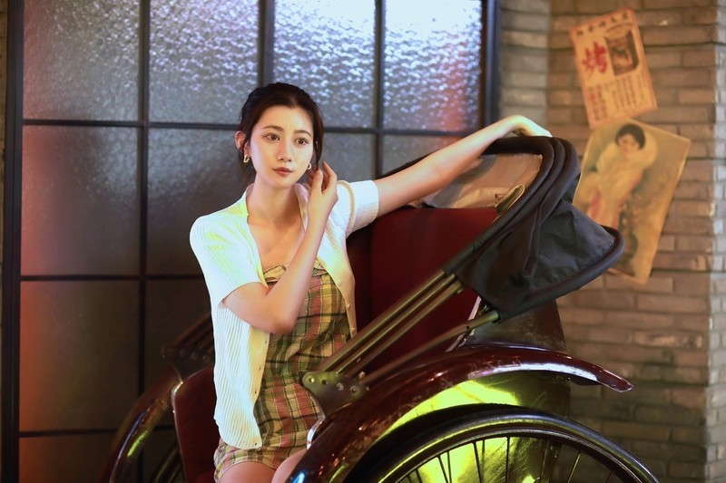 黄包车（后半用闪灯）