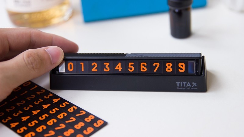 停车牌的高颜值体验，bcase TITA X临时停车牌来了