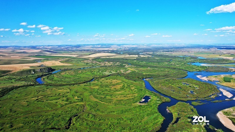 海拉尔河秋景（DJIAir2S拍摄）