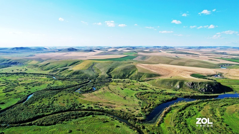 海拉尔河秋景（DJIAir2S拍摄）