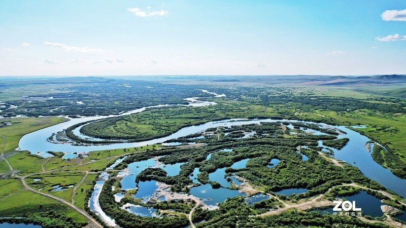 海拉尔河秋景（DJIAir2S拍摄）