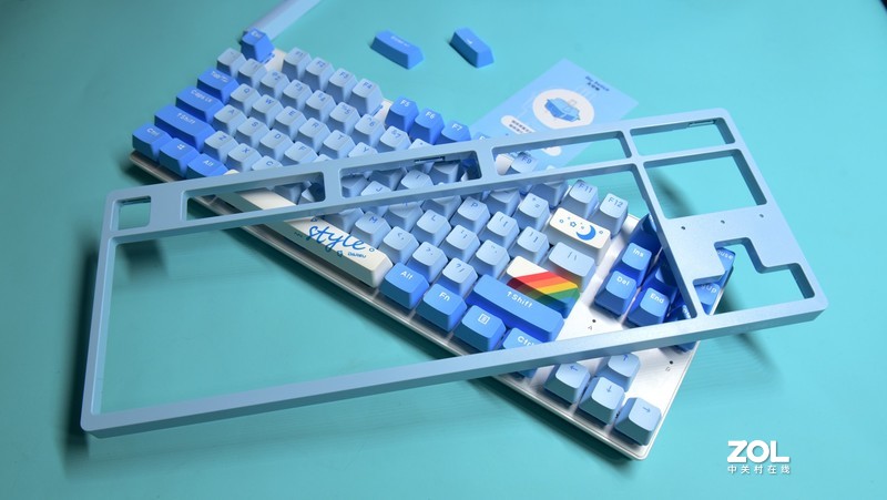 这波真的很客制化-达尔优A87全插拔定制轴机械键盘