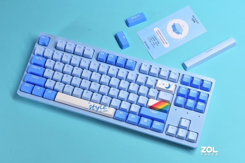 这波真的很客制化-达尔优A87全插拔定制轴机械键盘