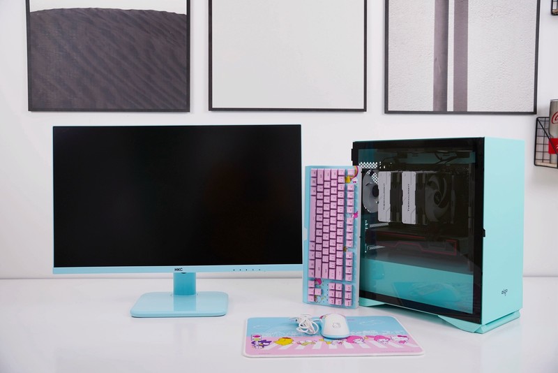 治愈能量满满，HKC PG27P3马卡龙配色桌面搭建分享