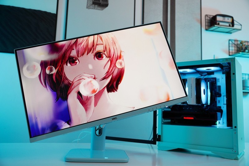 治愈能量满满，HKC PG27P3马卡龙配色桌面搭建分享