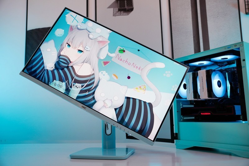 治愈能量满满，HKC PG27P3马卡龙配色桌面搭建分享