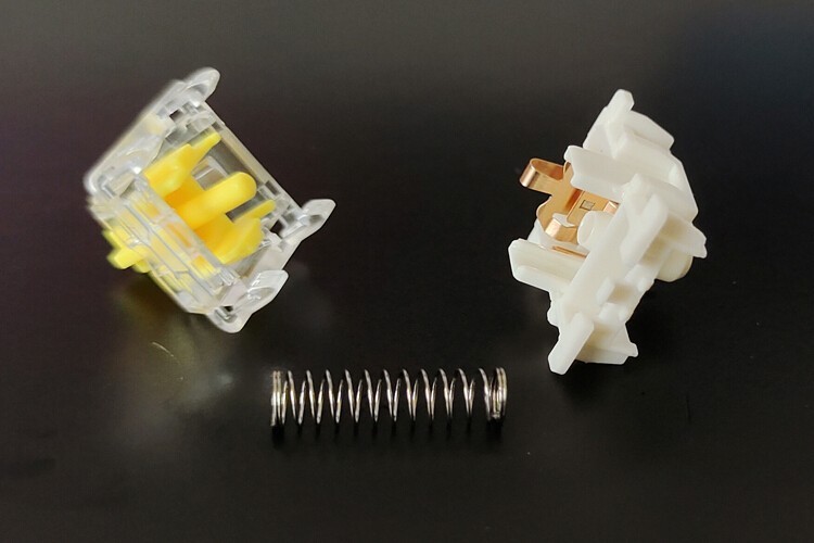 最佳入门客制化体验：达尔优A87天空蓝天空轴机械键盘+G黄PRO