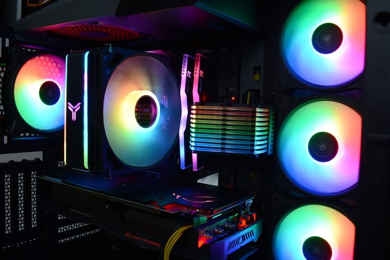 乔思伯MX400 CPU散热器，颜值在线，14cm大风扇加持