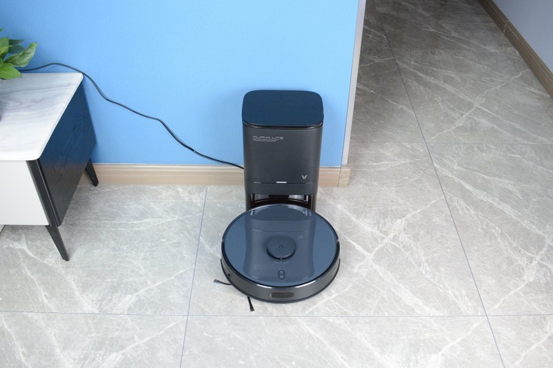 云米扫拖机器人 Alpha Lite，扫拖一体，自动集尘，省心省力