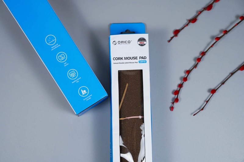 入手奥睿科软木皮革情侣双面鼠标垫，环保