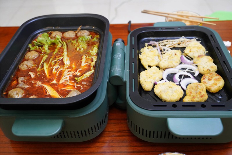 涮煮蒸炒煎烤一机搞定，美的双子炉体验，小白也能成大厨