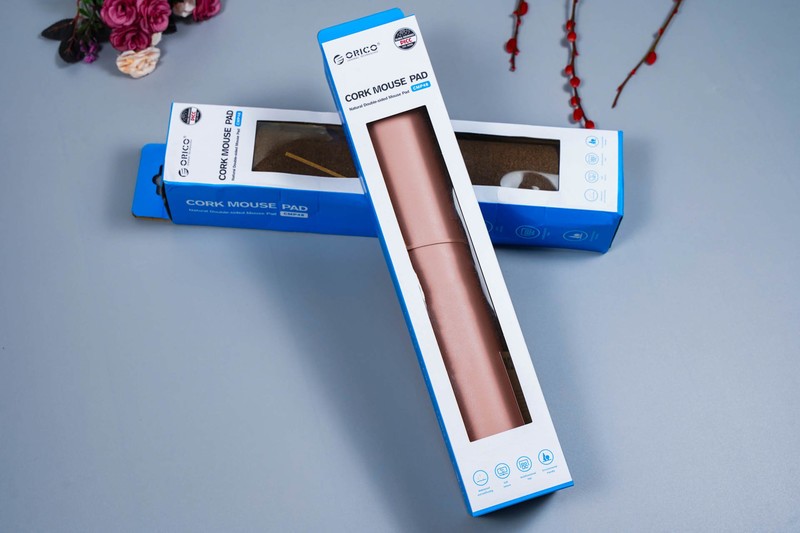 入手奥睿科软木皮革情侣双面鼠标垫，环保