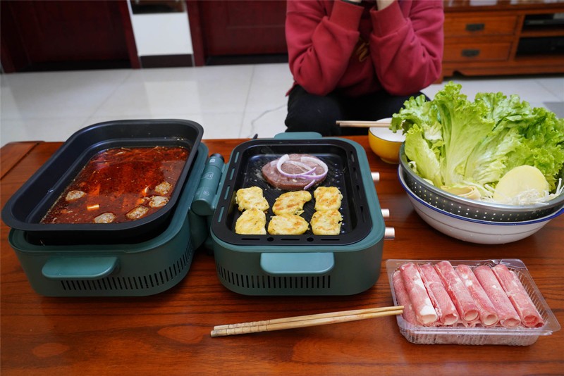 涮煮蒸炒煎烤一机搞定，美的双子炉体验，小白也能成大厨