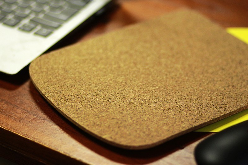 缓解手部压力 橡儿天然软木护腕鼠标垫