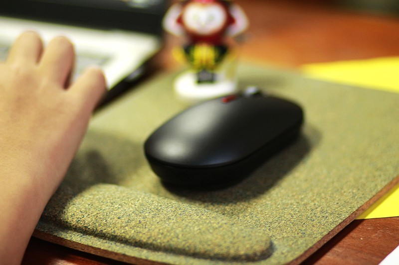 缓解手部压力 橡儿天然软木护腕鼠标垫