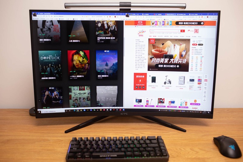 这个32寸显示器很有料，2K高刷曲面屏，KTC H32S12使用体验