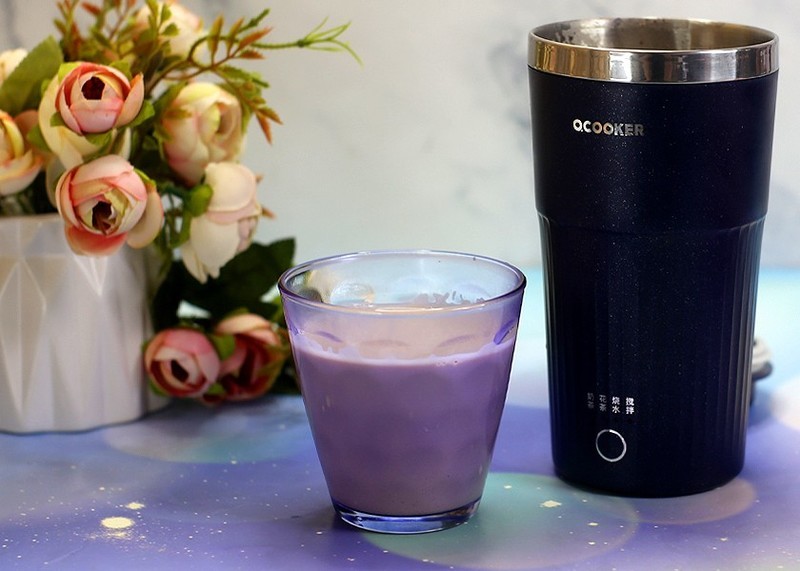 丝滑美味轻按即成，圈厨便携奶茶杯健康奶茶轻松做出来