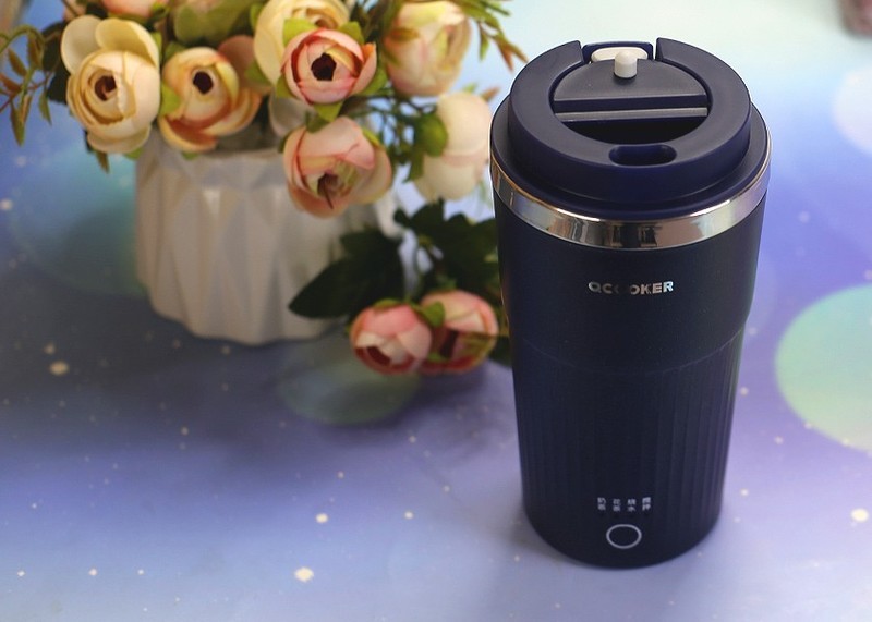 丝滑美味轻按即成，圈厨便携奶茶杯健康奶茶轻松做出来