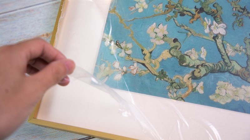 轻松拥有大家作品，梵高名作杏花盛开复刻版画欣赏