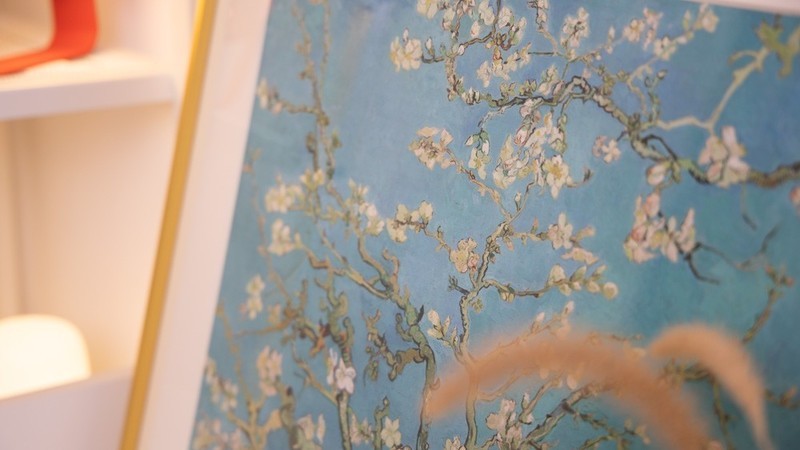 轻松拥有大家作品，梵高名作杏花盛开复刻版画欣赏