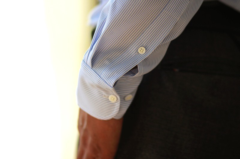 弹力面料 抗皱免烫 码尚AI定制单西和四面弹衬衫套装