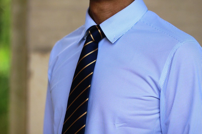 弹力面料 抗皱免烫 码尚AI定制单西和四面弹衬衫套装