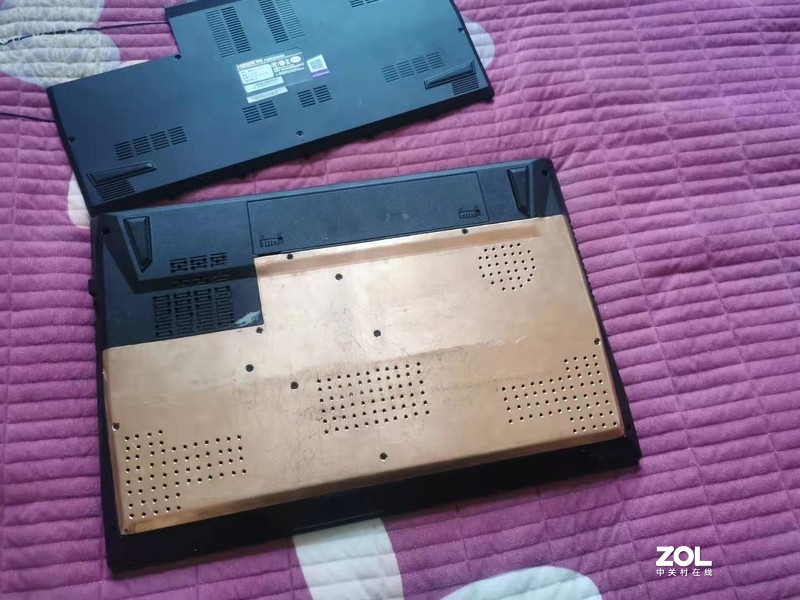 神舟笔记本散热改装，纯铜后盖降温真好